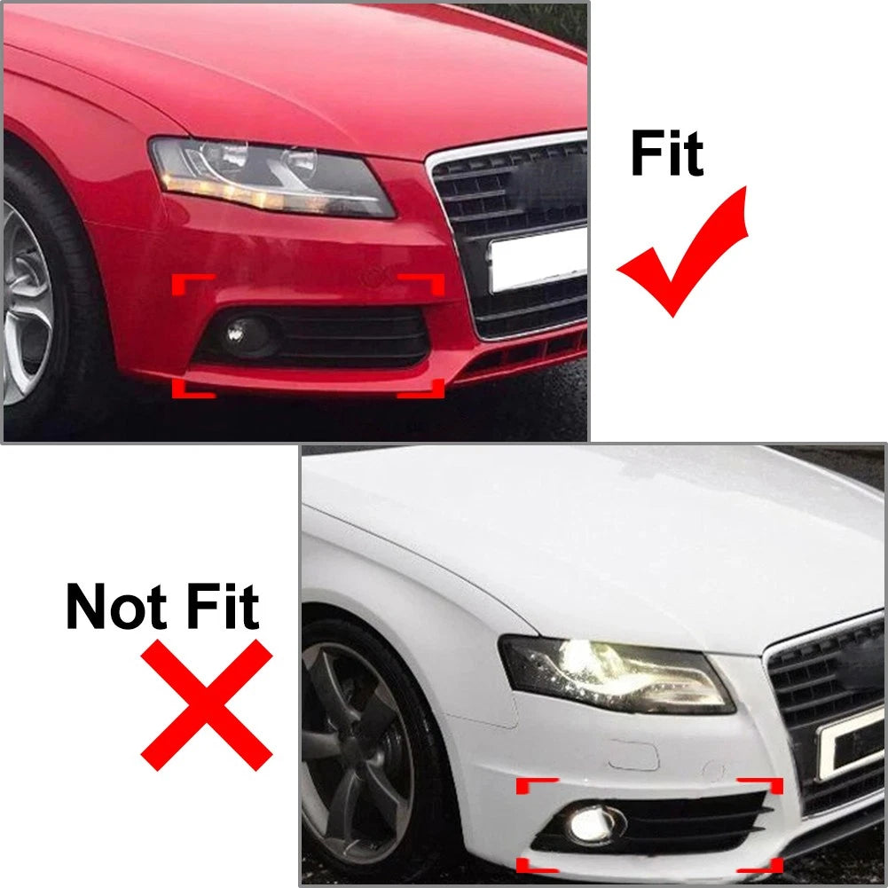 Right Front Lower Bumper Grill Fog Light Cover Trim for Audi A6 C7 (2014–2018)