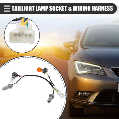 Set of 1 Rear Tail Light Lamp Socket Wiring Harness for Hyundai Sonata (2011–2014) 92450-3Q000