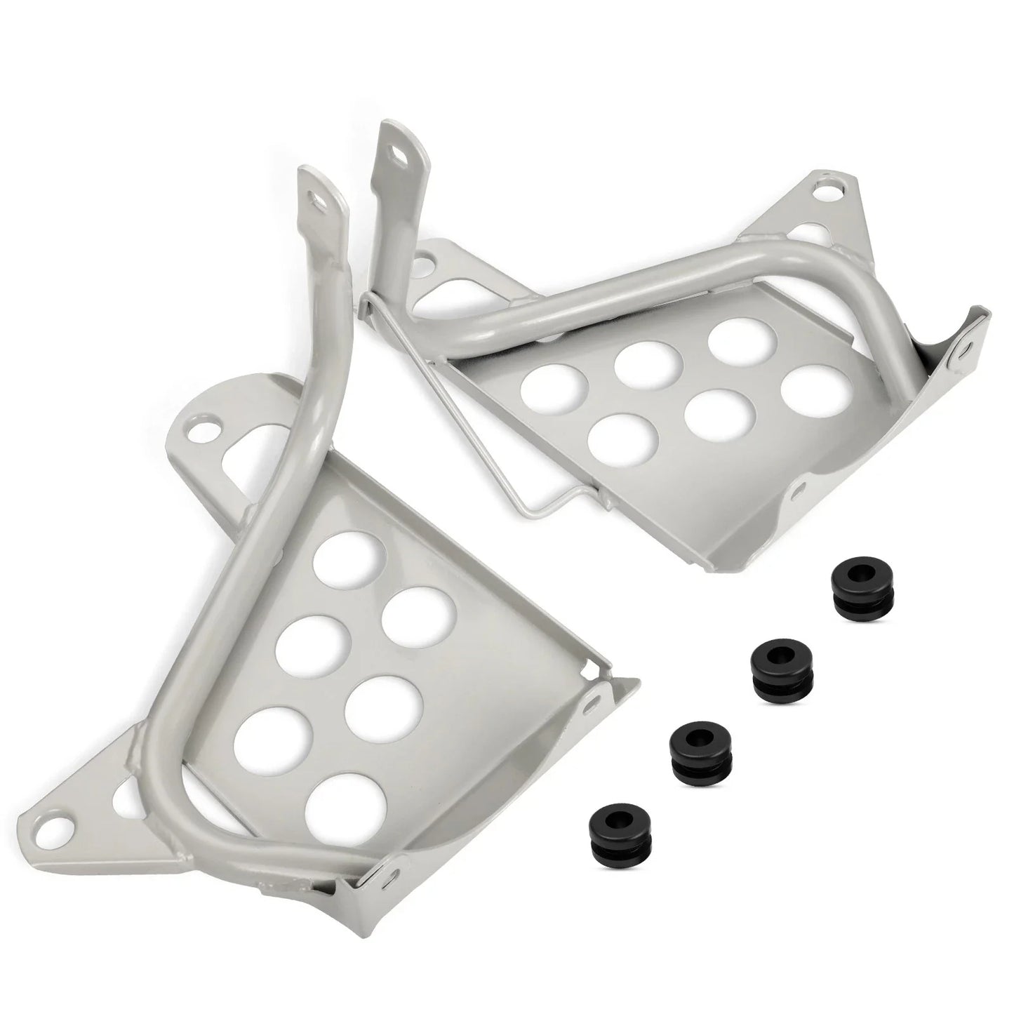 Right Left Footrest Heel Guard Plate for Yamaha Blaster (1988–2002)