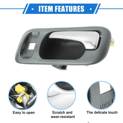 Interior Door Handle for Honda CR-V, Odyssey, Gray (1997-2001)