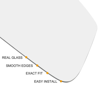 Heated Mirror Glass w/ Backing Left Side for Mercedes-Benz Sprinter 2500 3500