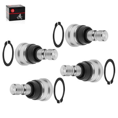 Set of 4 Upper and Lower Ball Joints for Polaris Ranger Crew (2017–2023)