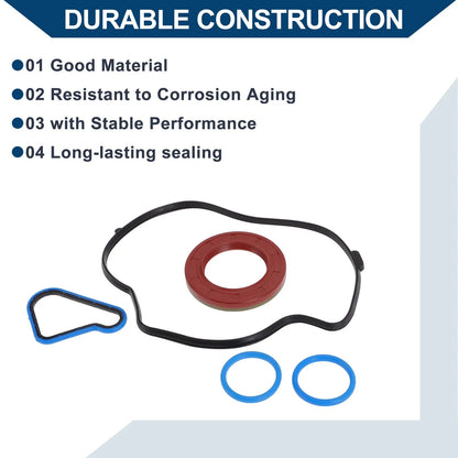 Engine Timing Cover Gasket Set for Dodge Durango 3.7L 4.7L (2003-2009)