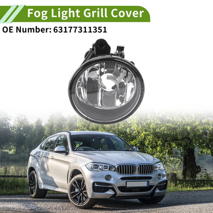 1 Pc Fog Light Grill for BMW X6 (2013–2015) No. 63177311351 Clear