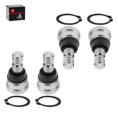 Set of 4 Upper and Lower Ball Joints for Polaris Ranger Crew 900 (2014–2019)
