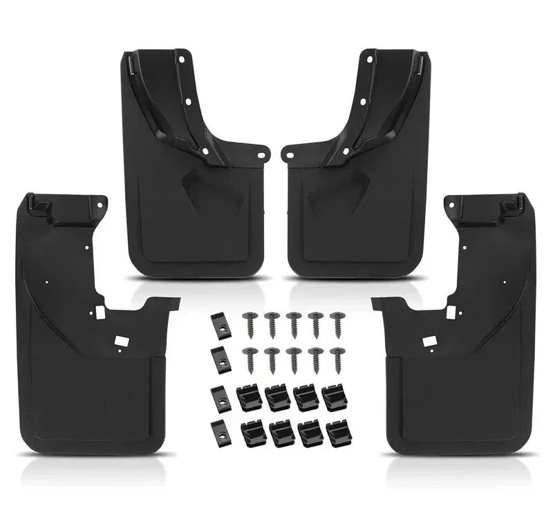 2 x Front & Rear Splash Guards Mud Flaps for Ford Bronco (2021–2024)
