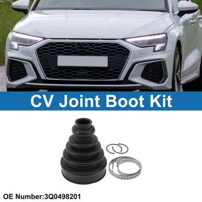 Inner CV Joint Boot Kit with Clamps for Audi A3 (2010–2013, 2015–2016)
