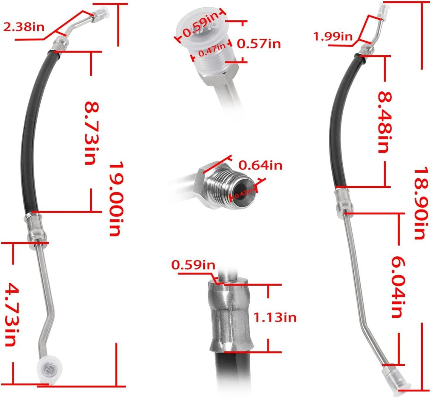 Hydraulic Hose Line Kit for Volvo Penta DPH DPR