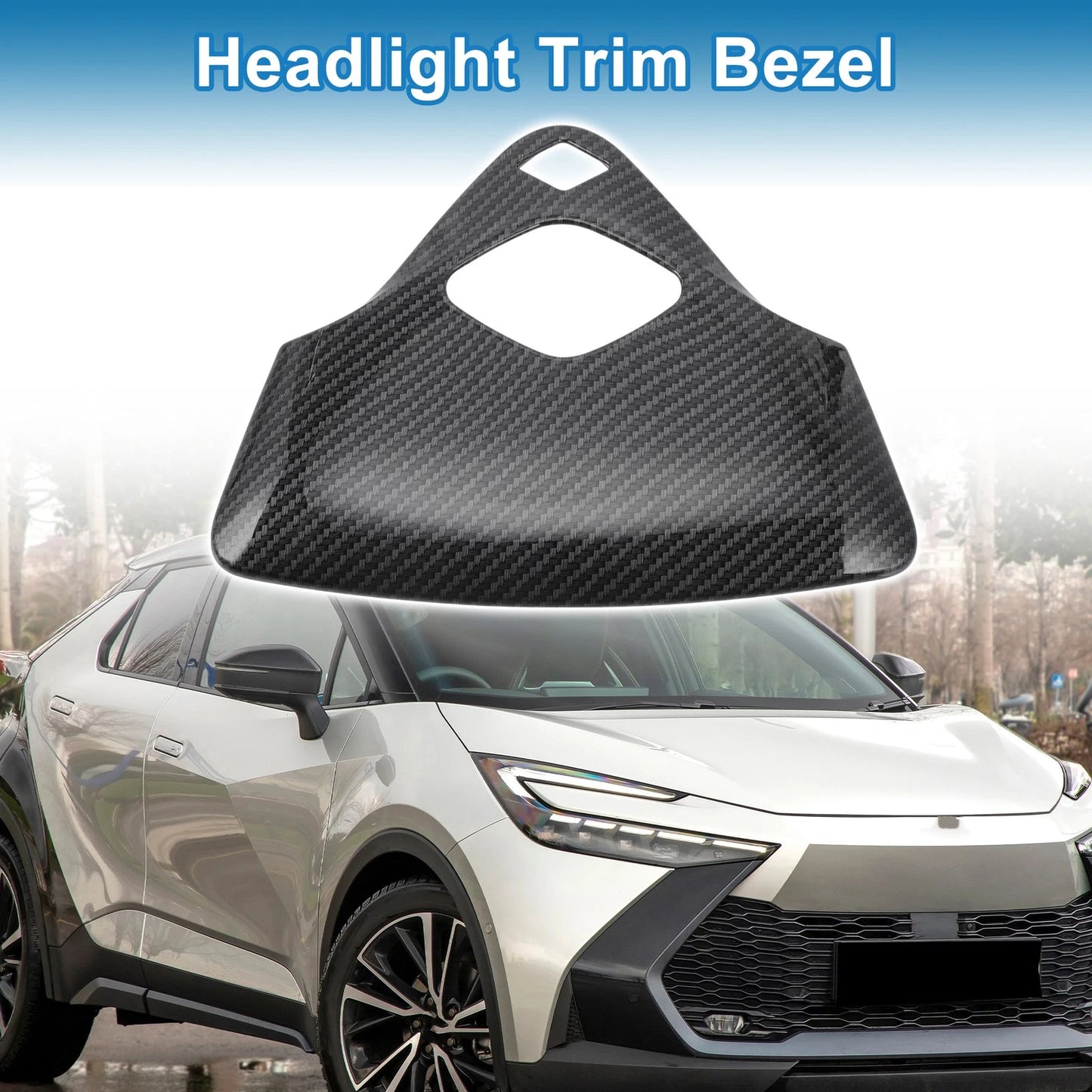 1 Pc Headlight Trim Bezel for Toyota C-HR (2017–2021)