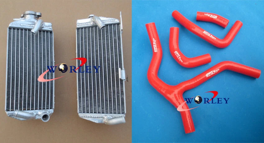 L&R Aluminum Radiator and Hose Kit for Honda CRF450R (2015–2016)