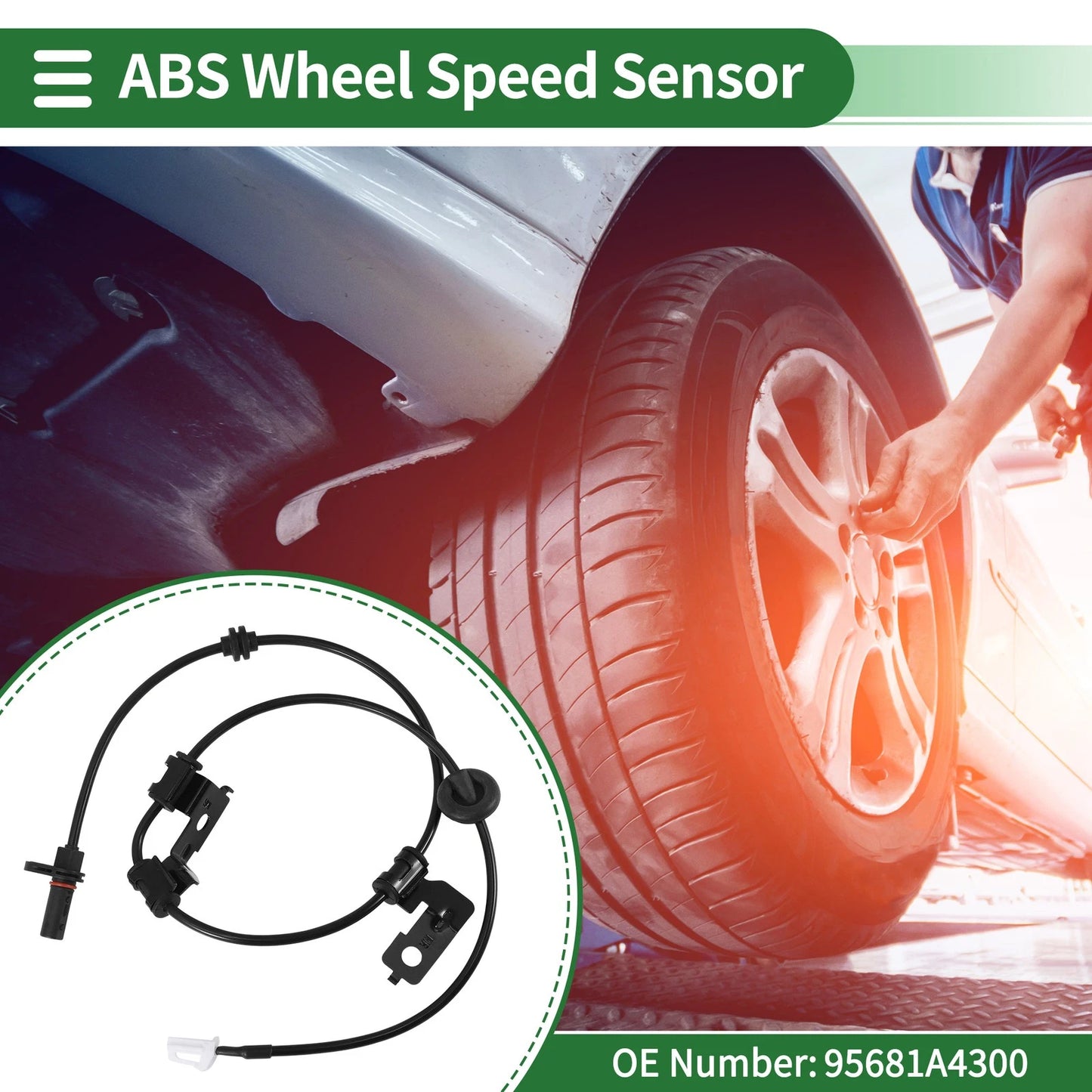 ABS Wheel Speed Sensor No. 95681A4300 for Kia Carens IV (2013–2016)