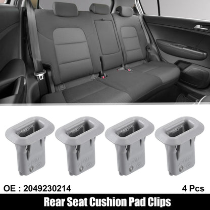 Set of 4 Rear Seat Cushion Pad Clips for Mercedes-Benz CLA250 (2014–2021)