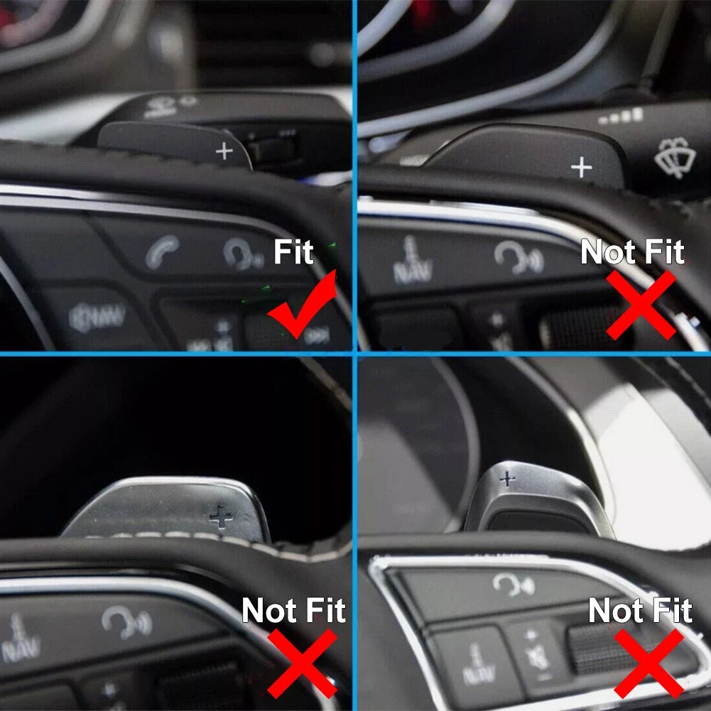 Steering Wheel Shift Paddle Extensions for Audi A3 A4 A5 A7 Q3 Q7 S4 S5 S8