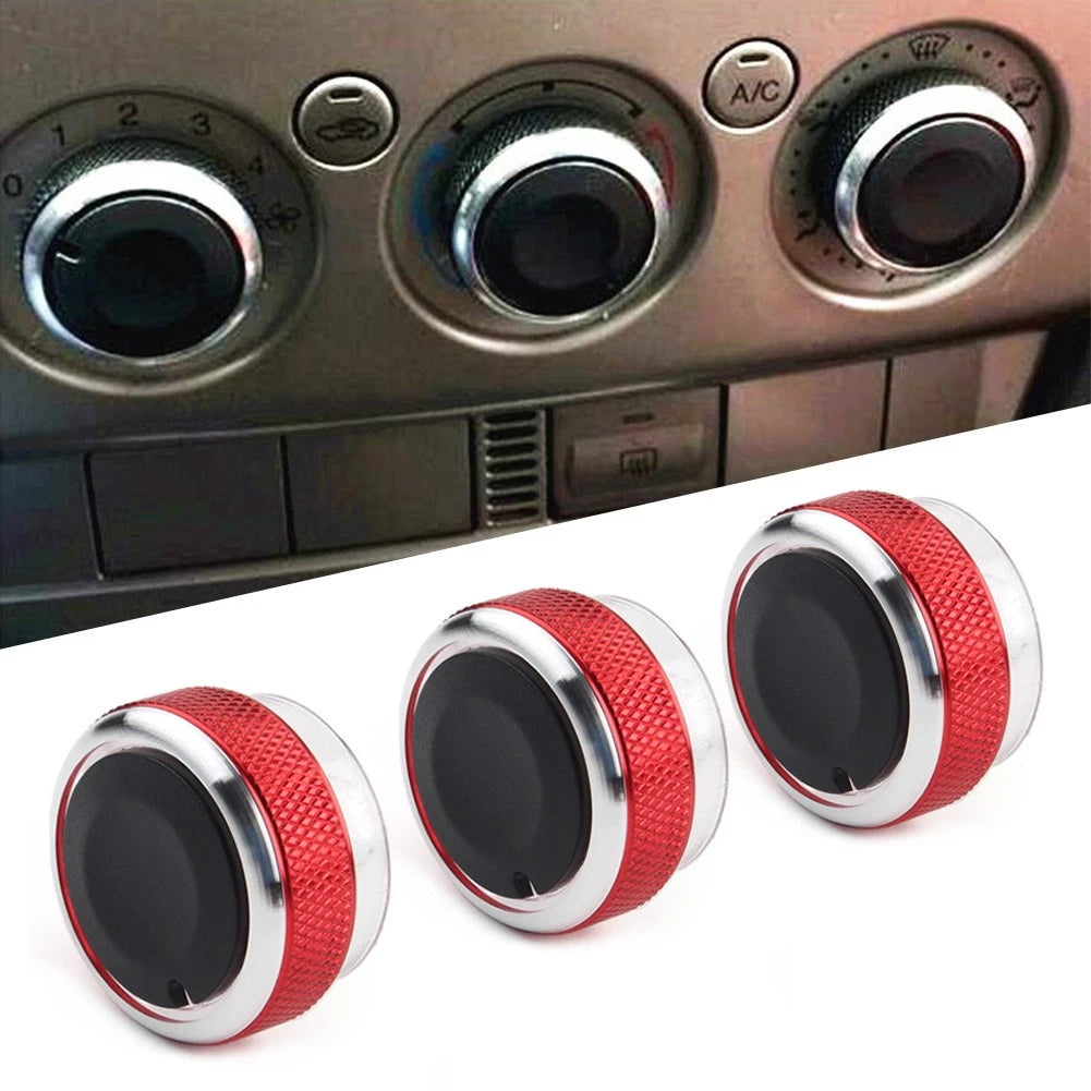 3Pc Air Conditioner Switch Knob Button for Ford Focus MK2 MK3 Mondeo C/S-Max