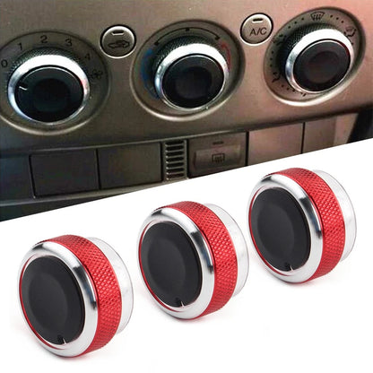 3Pc Air Conditioner Switch Knob Button for Ford Focus MK2 MK3 Mondeo C/S-Max