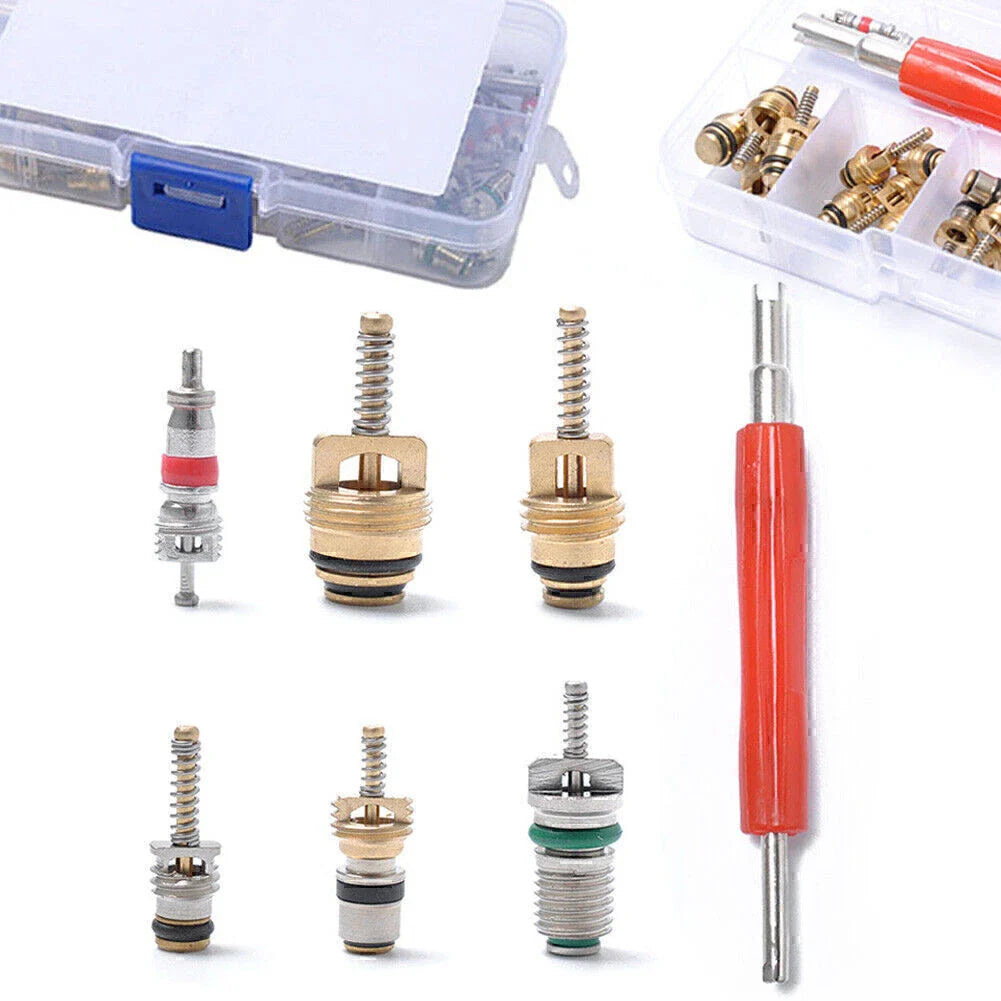 36Pcs R134A A/C Valve Cores for Auto Air Conditioning