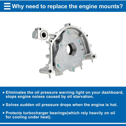 Engine Oil Pump for HONDA CIVIC 1999-2000 (2 x Pressure Pumps)