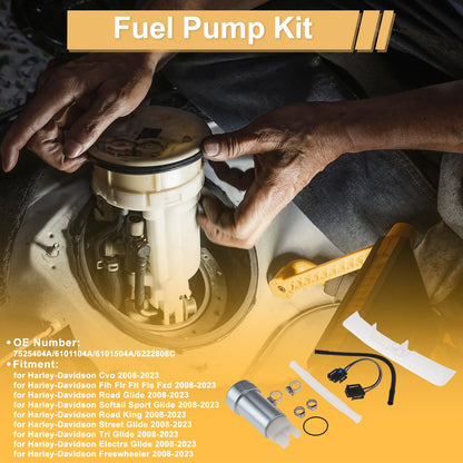 Set of 2 Fuel Pumps for Harley-Davidson Cvo (Replaces 7525404A)