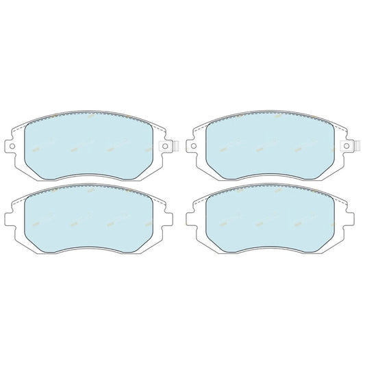 4WD Front Disc Brake Pad Set for Subaru Outback (2000-2013)