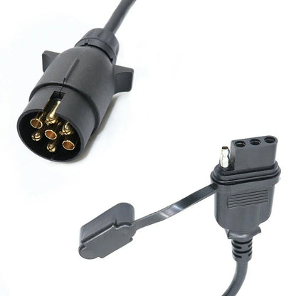 Trailer Light Converter 7Pin to 4Way Flat for European Vehicles