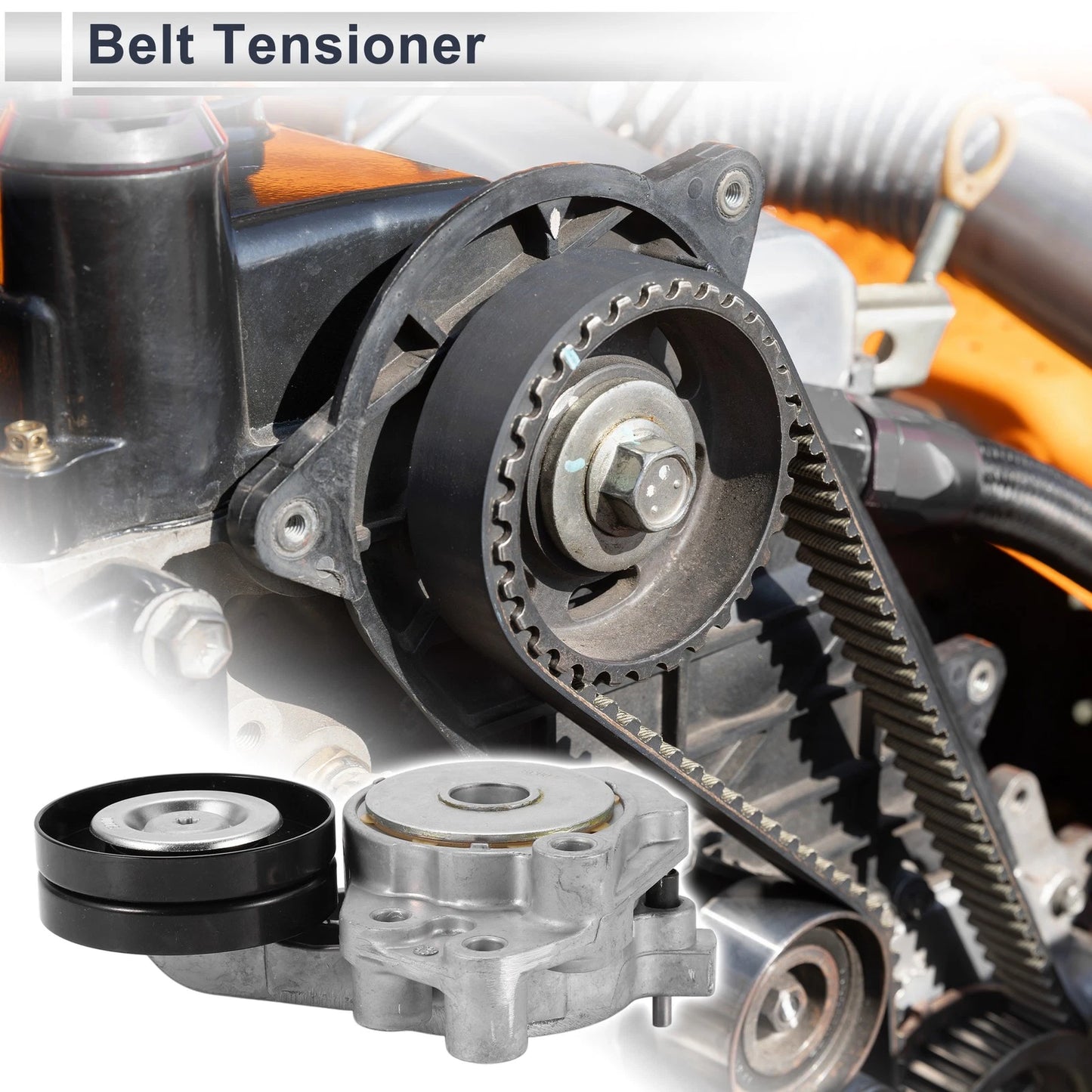 Belt Tensioner Pulley Assembly for Audi A1 (2011–2015) Metal 1 Pc