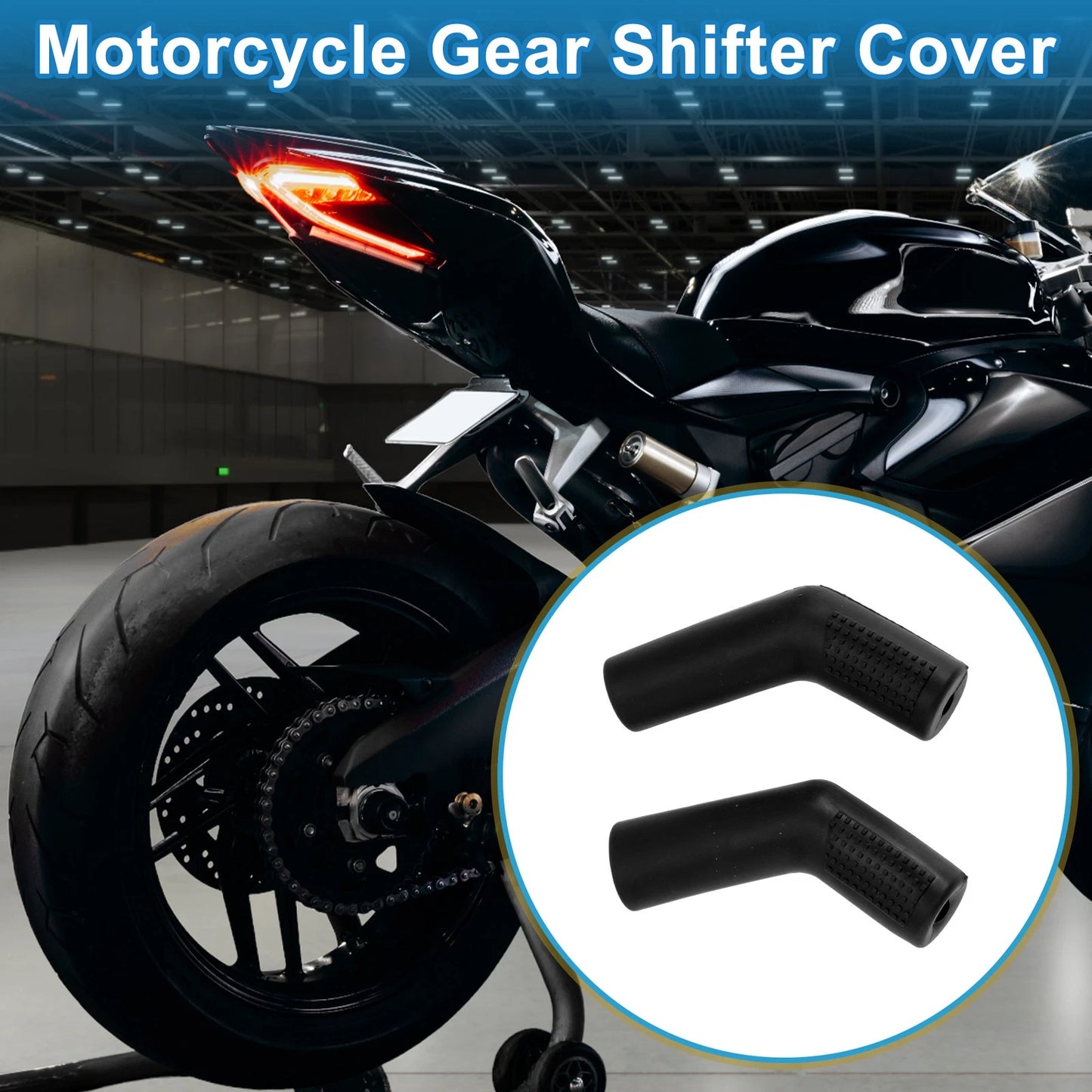 Shift Pedal Shells for Universal Vehicles (6x4.5x2cm) - Anti-Slip Pads