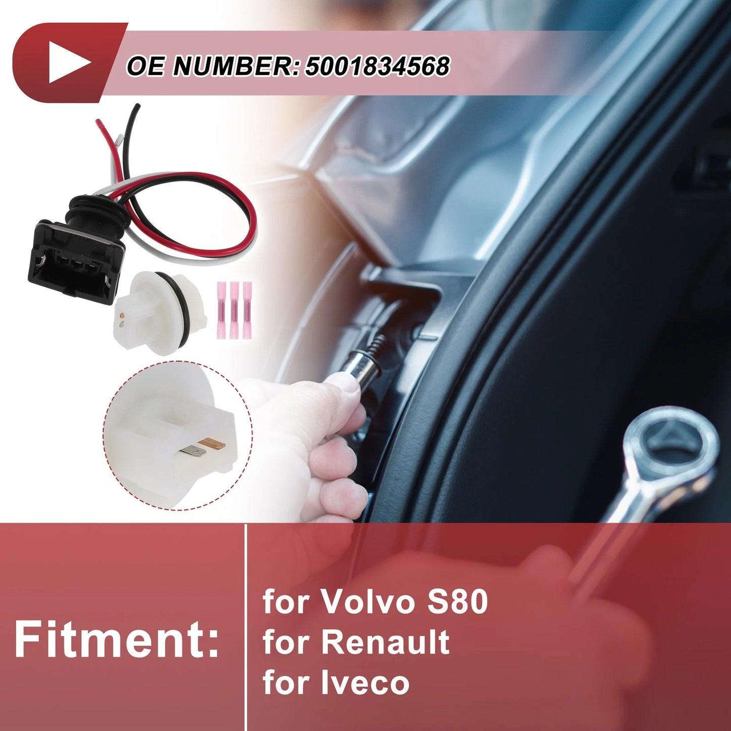 Turn Signal Light Socket Wiring for Volvo S80 (No. 5001834568)