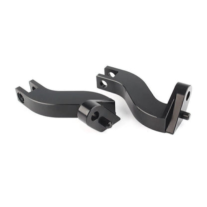 Passenger Rear Foot Peg Mount Kit for Harley Davidson Touring FLHT (1993–2016) Black