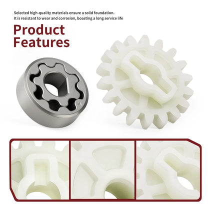 Oil Pump Driven Gear & Oil Pump Rotor Set for Honda CRF250R (2004–2009)