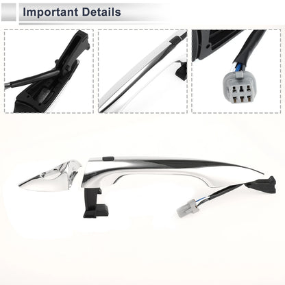Front Left Door Handle for Hyundai Elantra (2011–2016) No. 82651-3X210