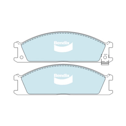 Set of 4 Front Disc Brake Pads for Subaru SVX (1992–1997)