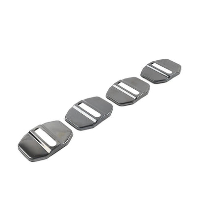 Black Door Lock Covers for BMW F40, F45, Benz C-Class, Maserati