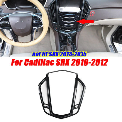 2 x Carbon Fiber Console Panel Cover for Cadillac SRX (2010–2012)