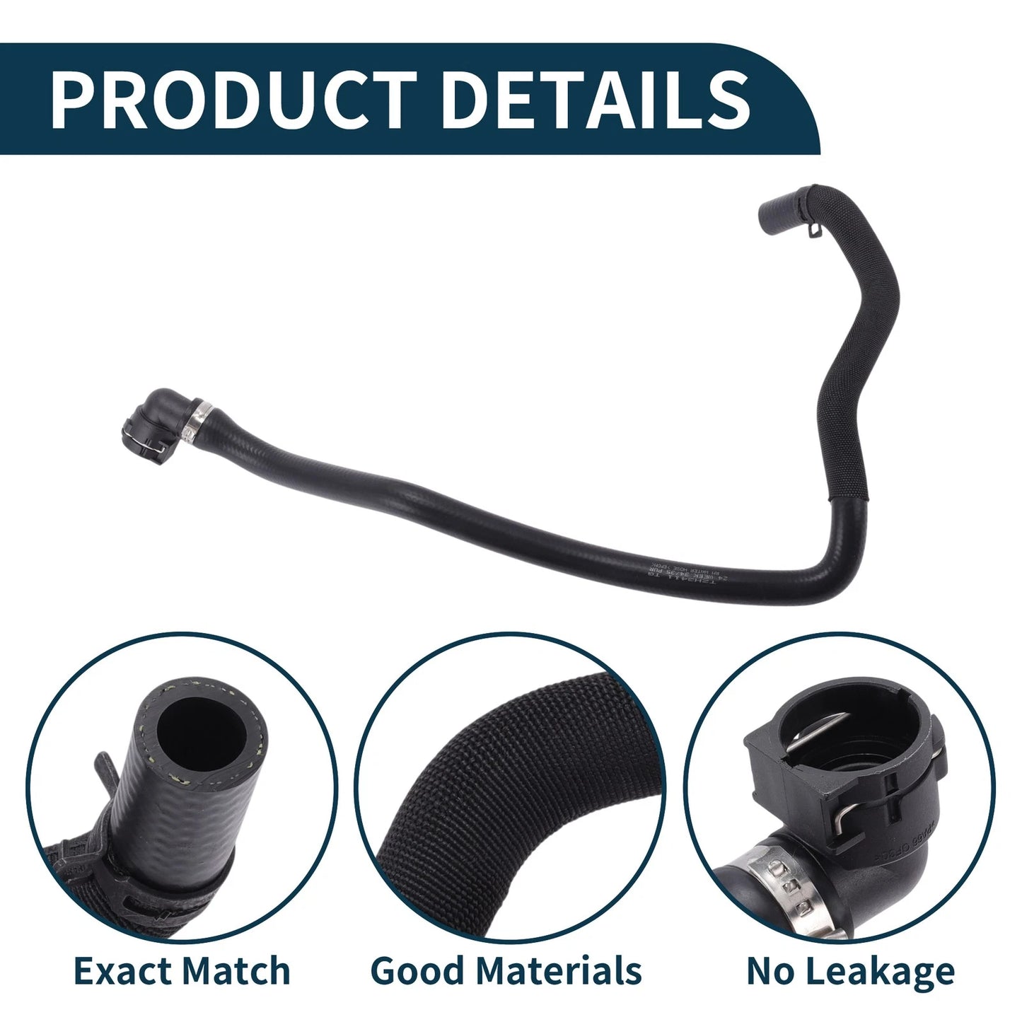 Radiator Hose No.T2H3411 for Jaguar XF XE (2016–2019) Cooling System Tube