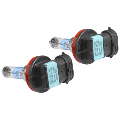H11 Halogen Bulbs for Cars (Pair) - Ultra Bright White Light 12V 55W