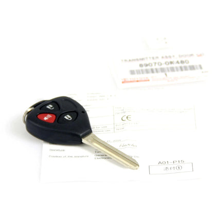 Keyless Remote Key for Toyota Hilux MK6 SR5 Vigo (2006–2011)