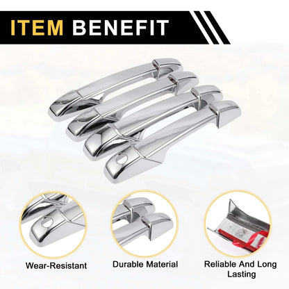 4 x Exterior Door Handle Covers for Chevrolet Avalanche (2002-2013)
