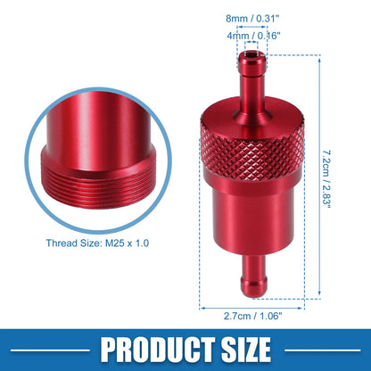 Universal Gas Inline Fuel Filter for Bike ATV UTV (Universal)