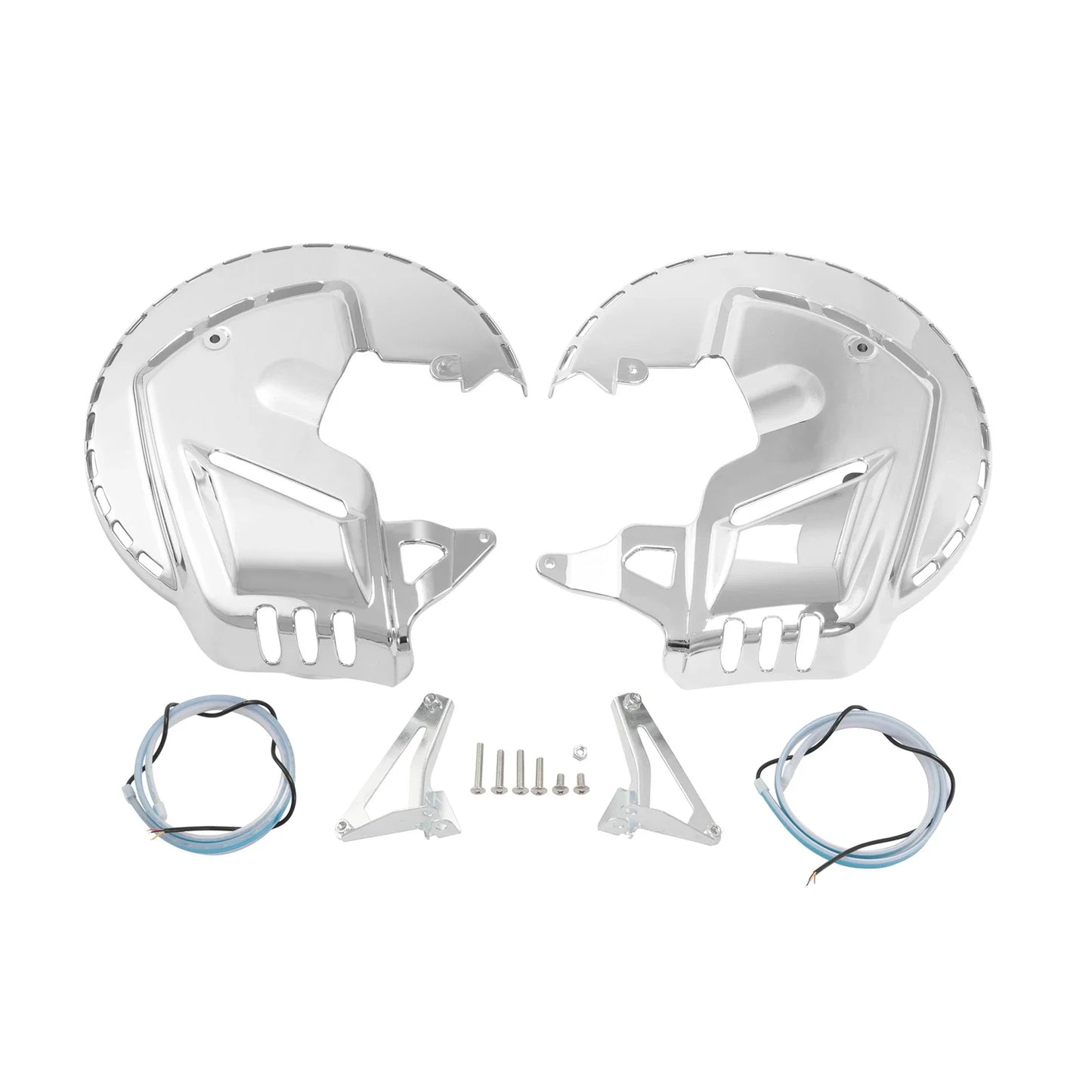 Front Brake Rotor Covers LED for Honda Goldwing 1800 F6B 13-17 (2001-2017)