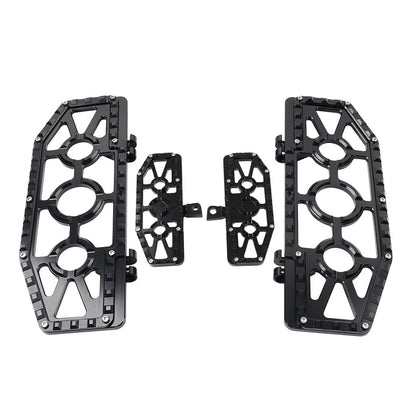 2X Engine Guard Bar Highway Foot Peg Footrest for Harley Yamaha