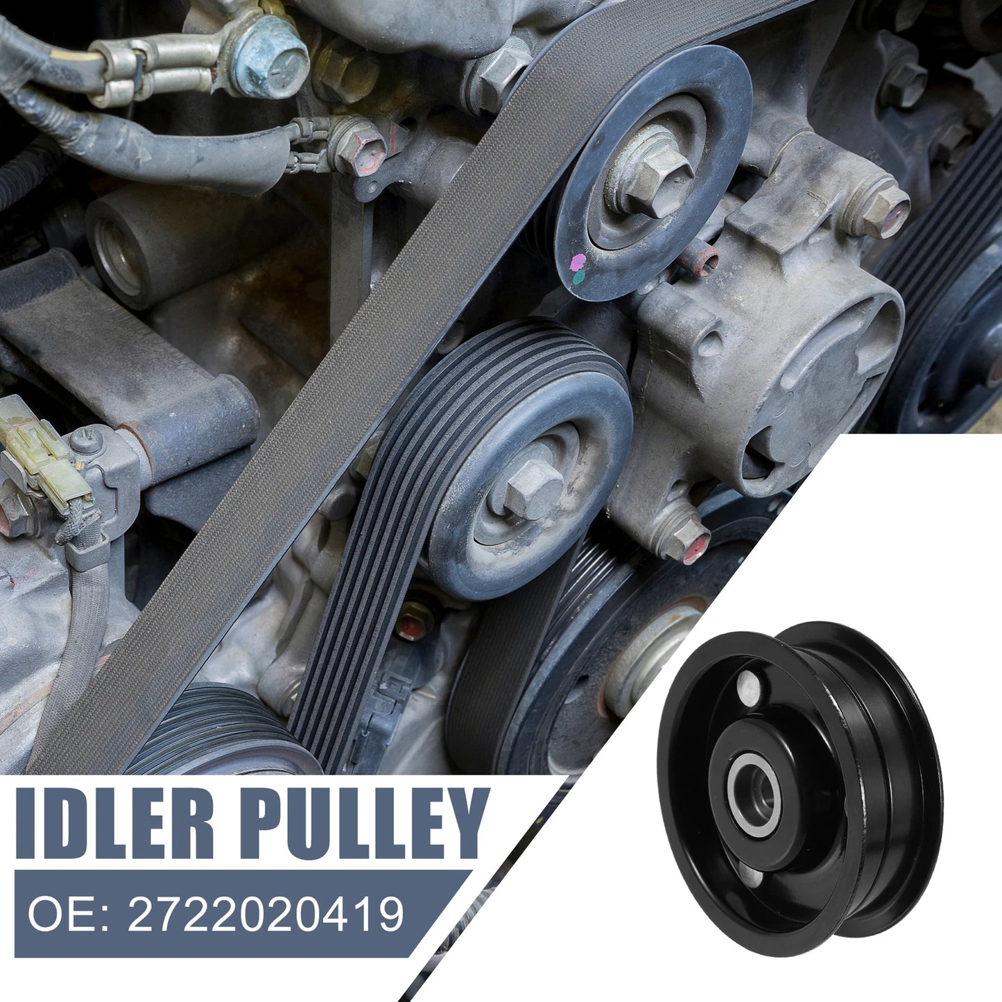 Idler Pulley for Mercedes-Benz C 230 (2006–2007) 2722020419