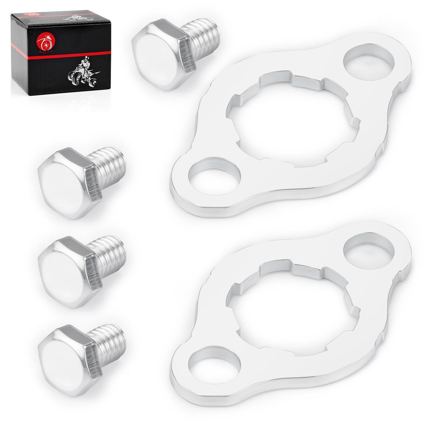 2X Front Sprocket Retainer Plate with Bolts for Honda CT70 (1970–1982)