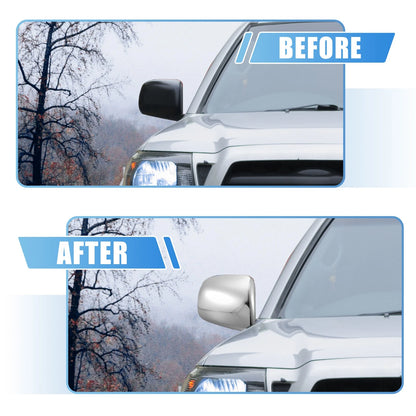 Set of 4 Chrome Plated Mirror Cover Door Handle Covers for Toyota