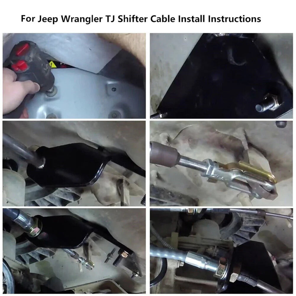 Transfer Case Cable Shift Linkage Upgrade for Wrangler TJ (1997-2006)