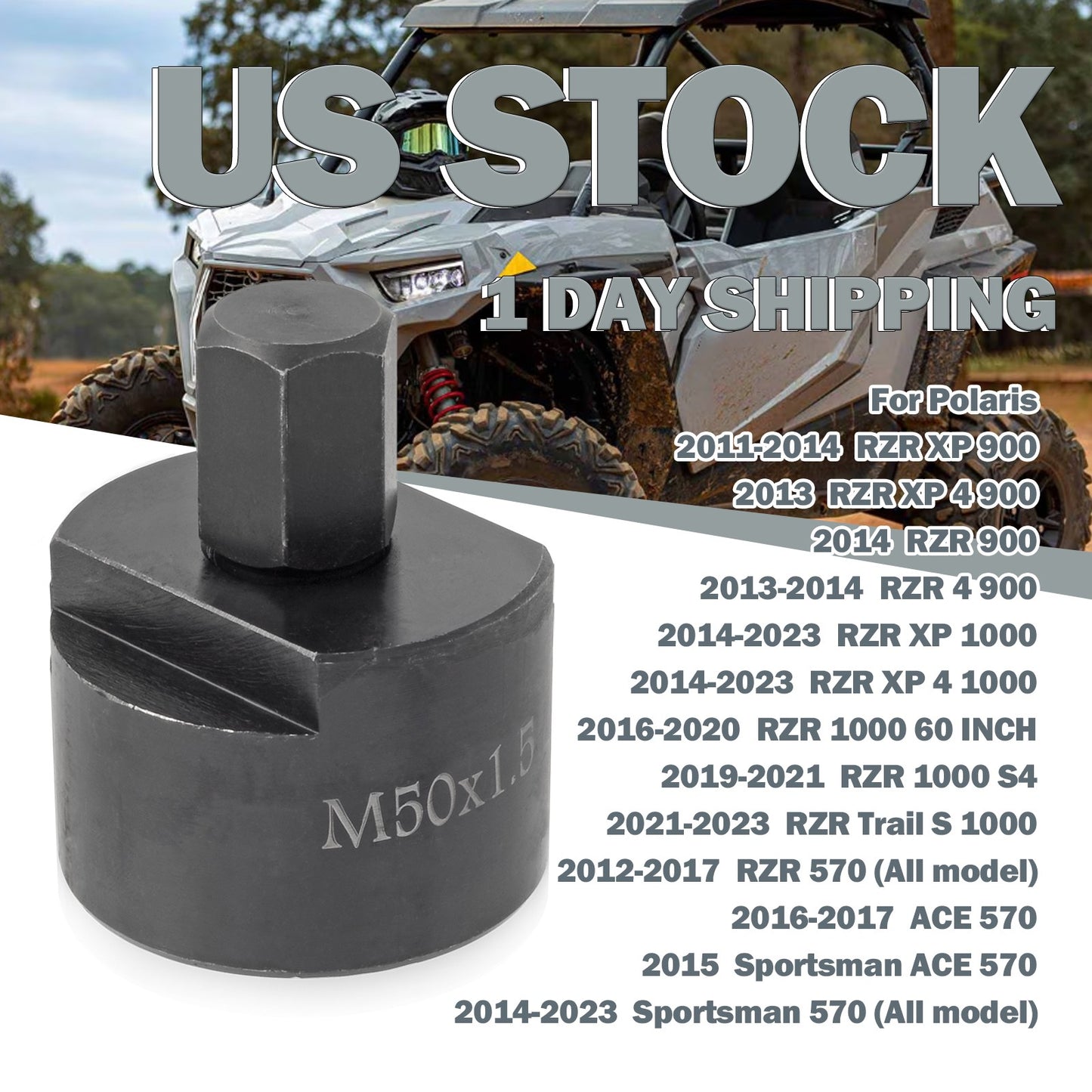 Flywheel Puller Tool for Polaris RZR XP 4 1000 (2014–2023)