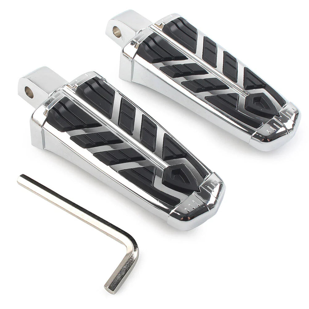 Motorcycle Footrests Pegs for Honda VTX 1800 (2002-2008) - 1 Pair