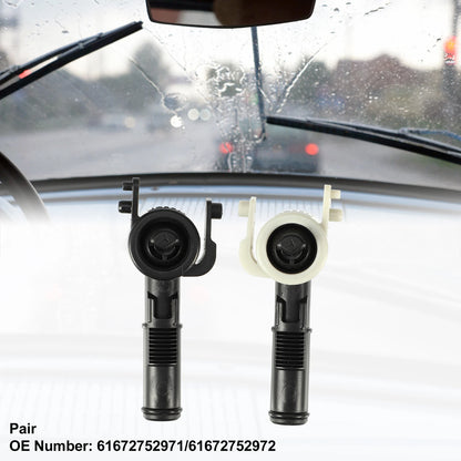 1 Pair Headlight Washer Nozzle for Mini Cooper (2002–2008) No. 61672752971