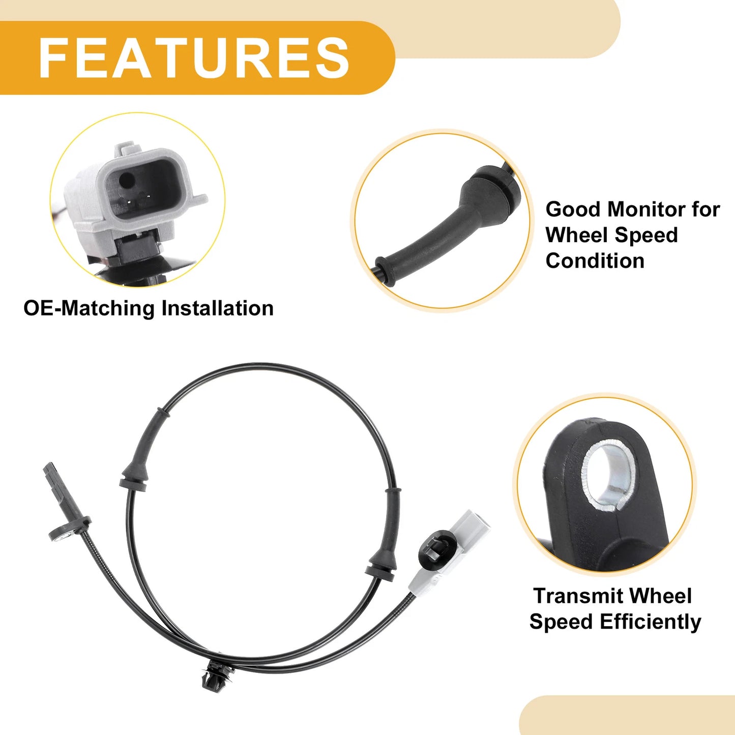 ABS Wheel Speed Sensor No. 479105RA0A for Nissan Kicks (2018–2023)