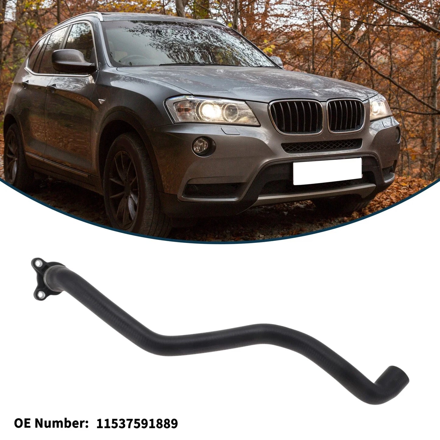 Radiator Hose for BMW X3 3.0L Coolant Pipe (2009-2017)