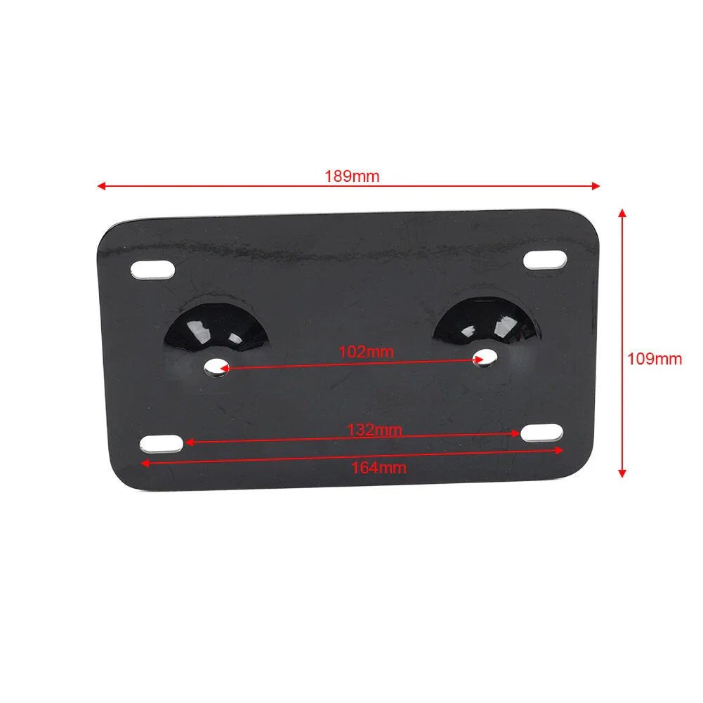 Laydown License Plate Mounting Bracket for Harley Electra Glide